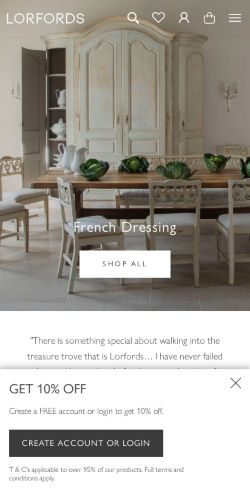 Mobile page screenshot