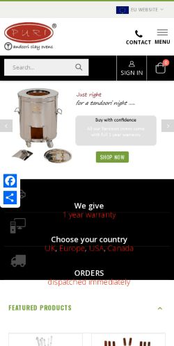 Mobile page screenshot