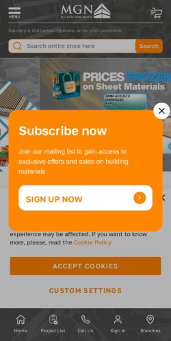 Mobile page screenshot