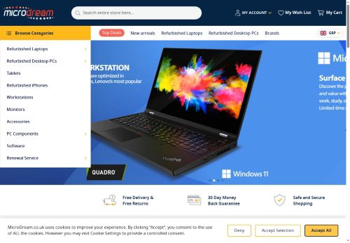 Desktop page screenshot