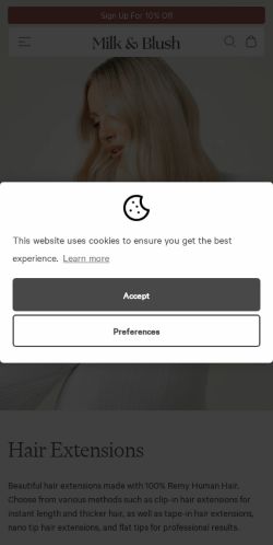 Mobile page screenshot
