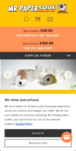 Mobile page screenshot