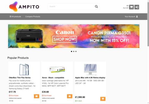 Desktop page screenshot