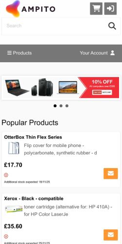 Mobile page screenshot