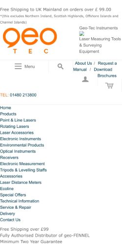 Mobile page screenshot