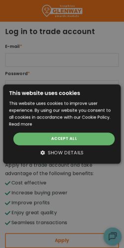 Mobile page screenshot