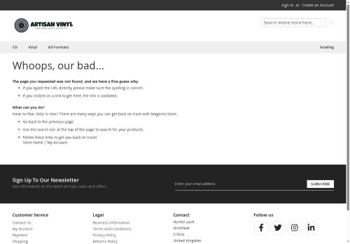 Desktop page screenshot