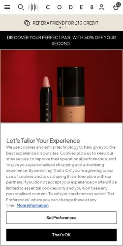 Mobile page screenshot