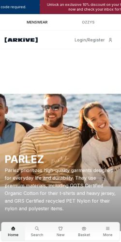 Mobile page screenshot