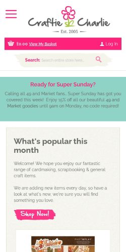 Mobile page screenshot