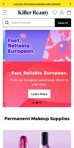 Mobile page screenshot