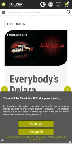 Mobile page screenshot