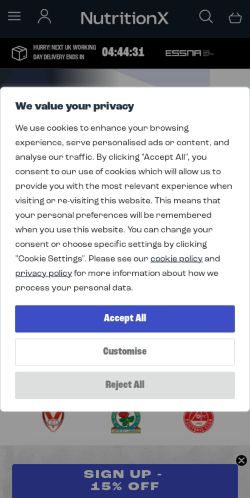 Mobile page screenshot