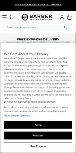 Mobile page screenshot