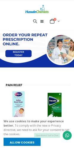 Mobile page screenshot