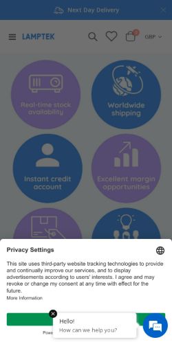 Mobile page screenshot
