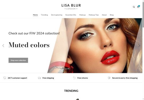 Desktop page screenshot