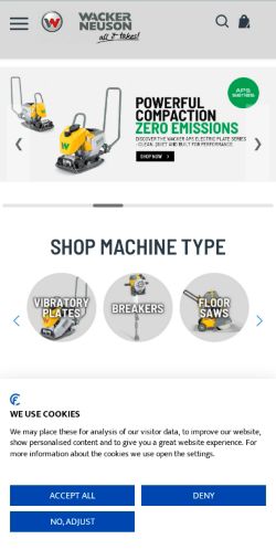 Mobile page screenshot