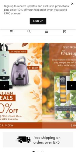 Mobile page screenshot