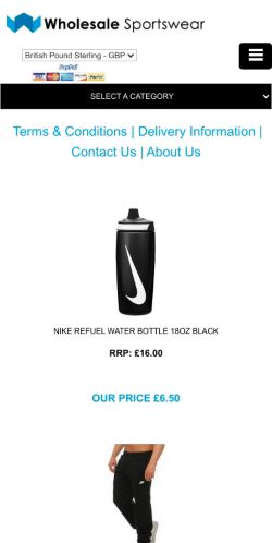 Mobile page screenshot