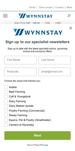 Mobile page screenshot