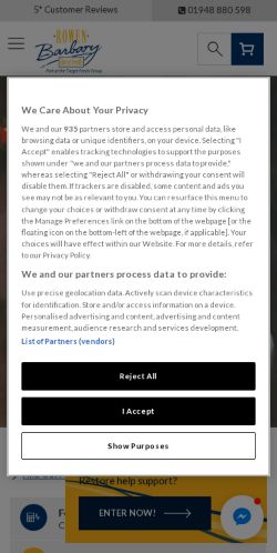 Mobile page screenshot