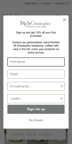 Mobile page screenshot