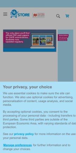 Mobile page screenshot