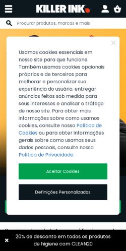 Mobile page screenshot