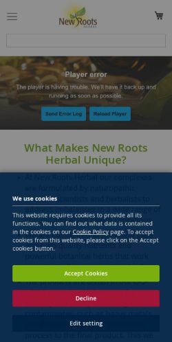 Mobile page screenshot