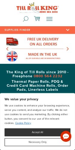 Mobile page screenshot