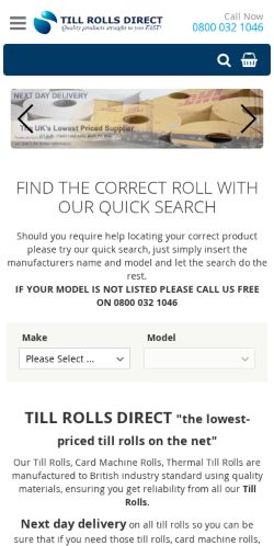 Mobile page screenshot