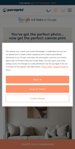 Mobile page screenshot