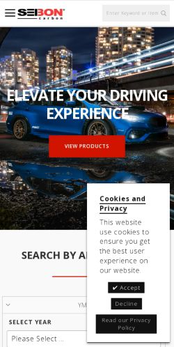 Mobile page screenshot
