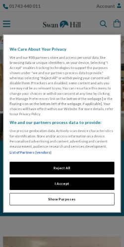 Mobile page screenshot