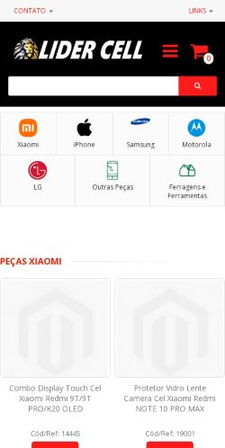 Mobile page screenshot