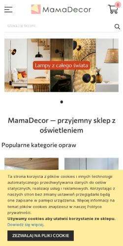 Mobile page screenshot