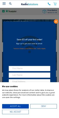 Mobile page screenshot