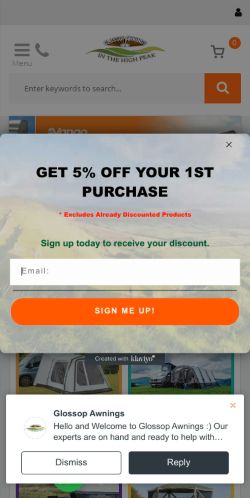 Mobile page screenshot