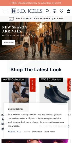 Mobile page screenshot