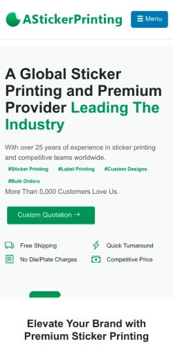 Mobile page screenshot