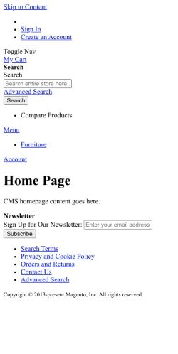 Mobile page screenshot
