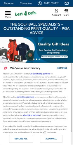 Mobile page screenshot