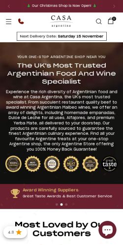 Mobile page screenshot