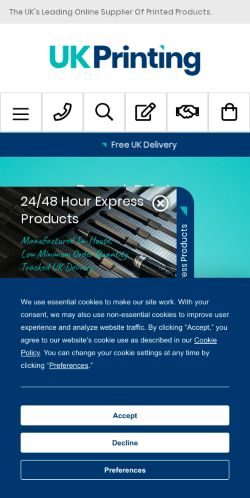 Mobile page screenshot