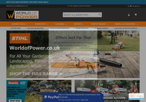 Desktop page screenshot