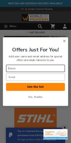Mobile page screenshot