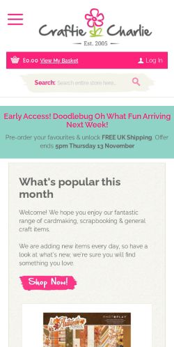 Mobile page screenshot