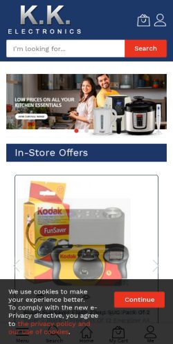 Mobile page screenshot