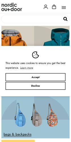Mobile page screenshot